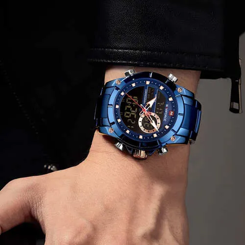 Reloj Naviforce Original NF9163 Azul