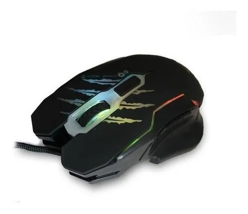 Mouse Gamer 6 Botones Retroiluminado Weibo Wk411