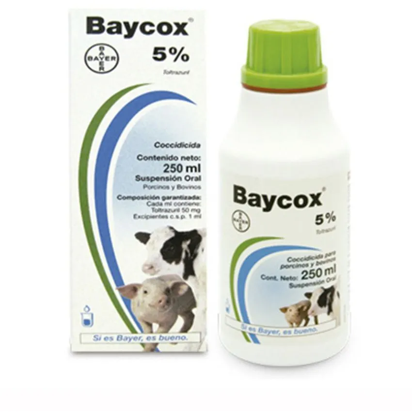 Baycox 5 Coccidiosis Bovinos Porcinos 250Ml