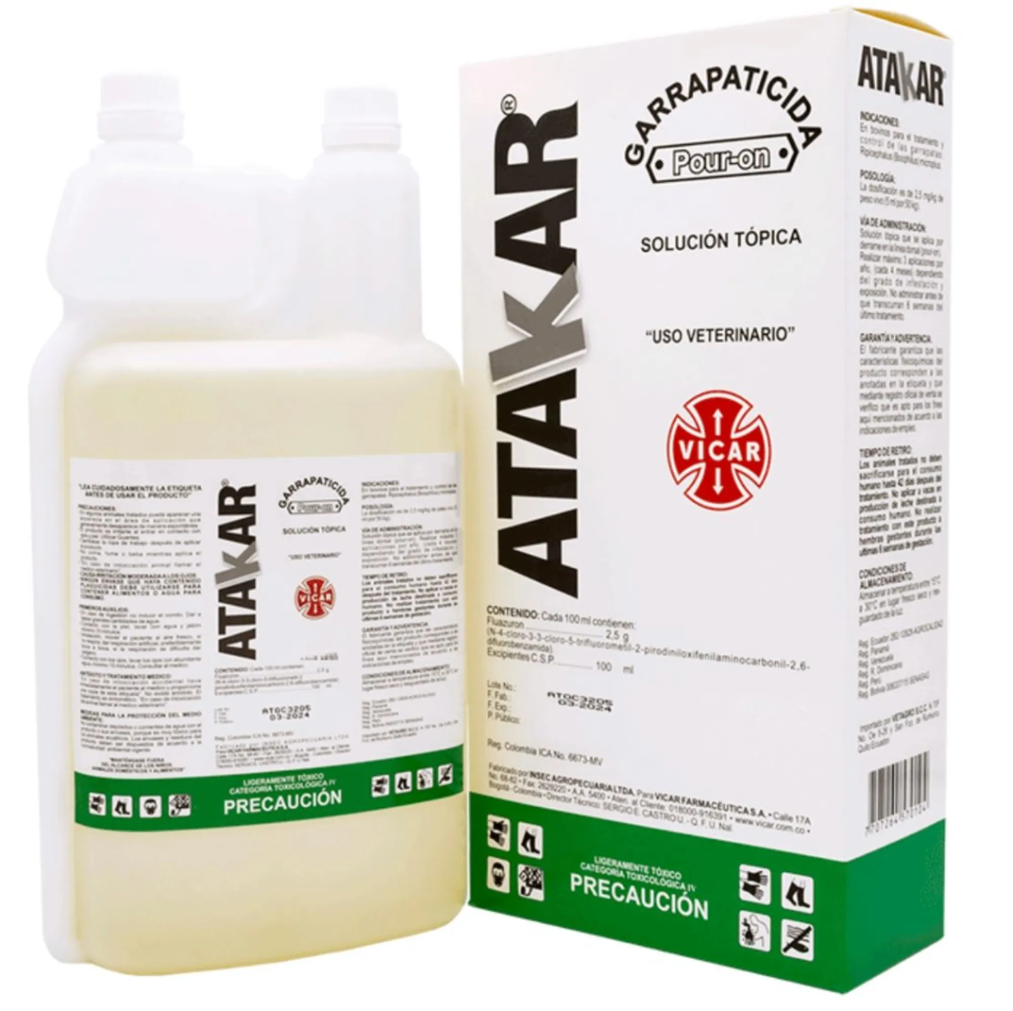 Atakar Garrapaticida Bovino x 500ml