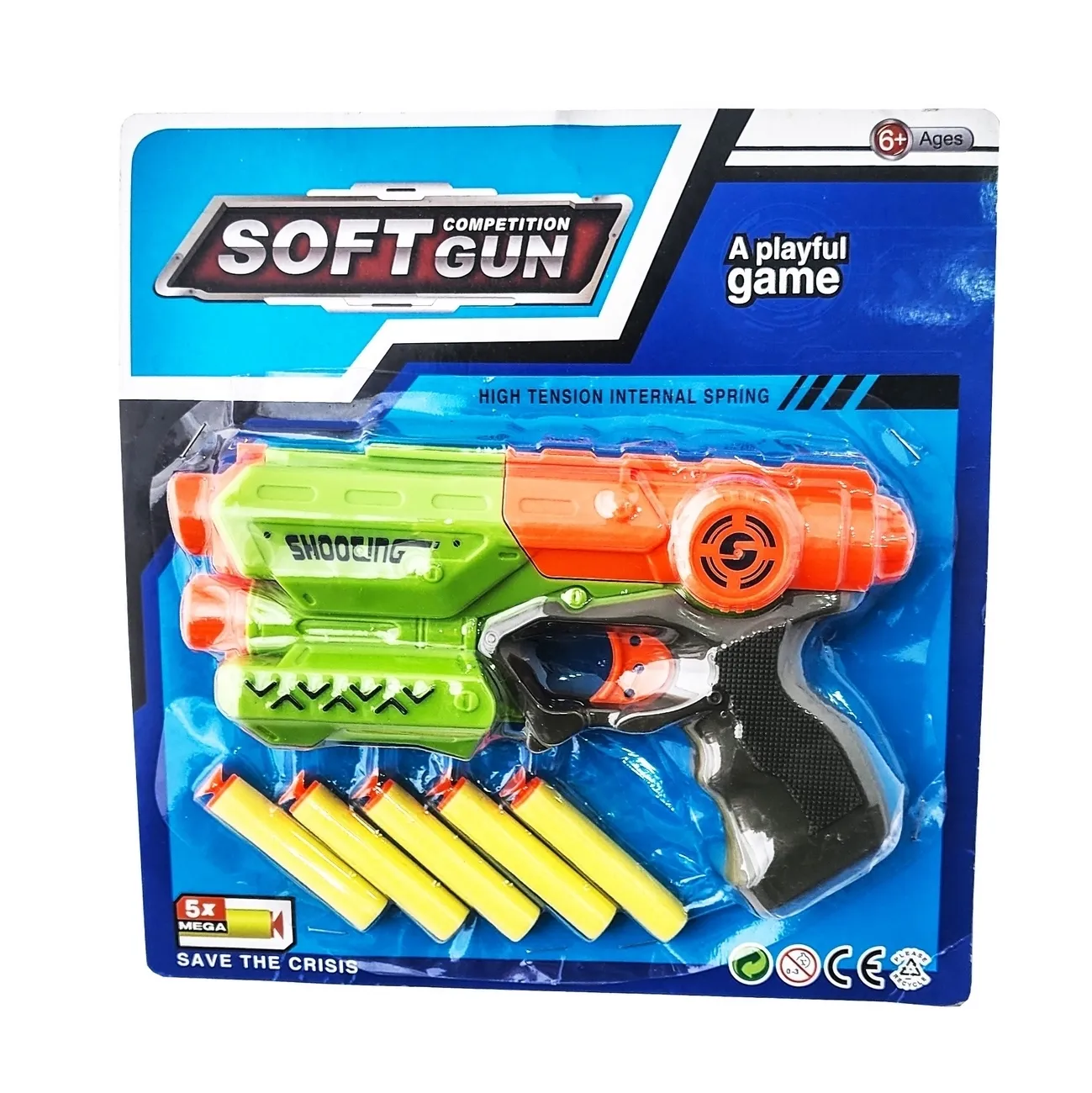 Pistola Lanza Dardos Nerf Multiples Juguete Niño 57152