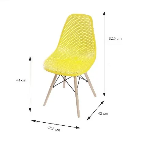 Silla 5CERO AIR Bertolini Color Amarillo