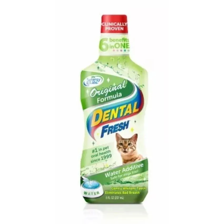 Dental Fresh Original Gatos Higiene Bucal 8 Oz