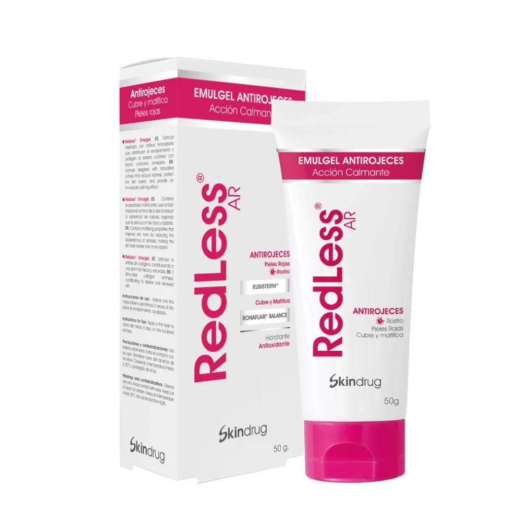 RedLess AR Crema - Tratamiento para la Piel con Rosácea y Rojeces 50 g