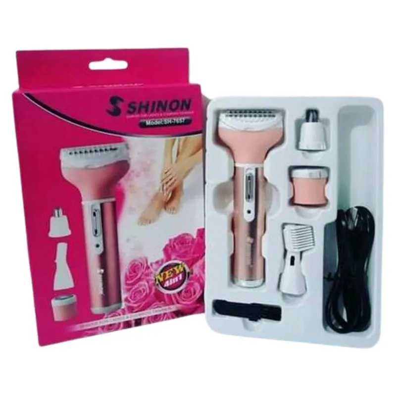 Depiladora Mujer Recargable 4 en 1 Rasuradora Shinon SH-7657