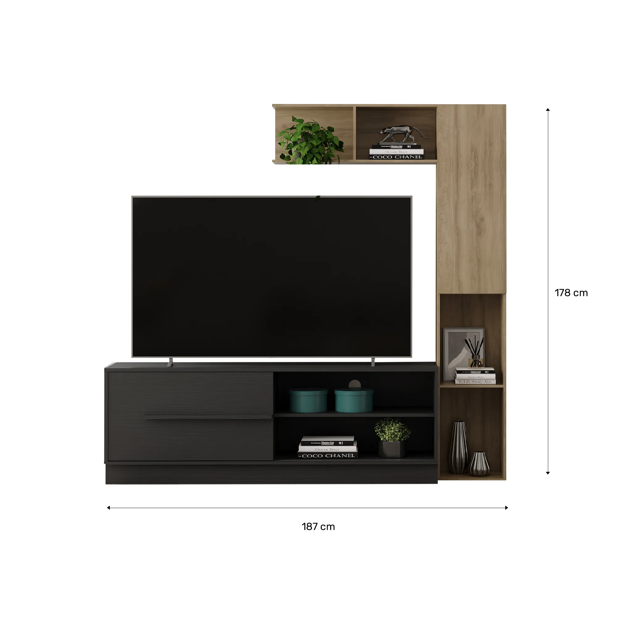 Mueble TV 60" MDP