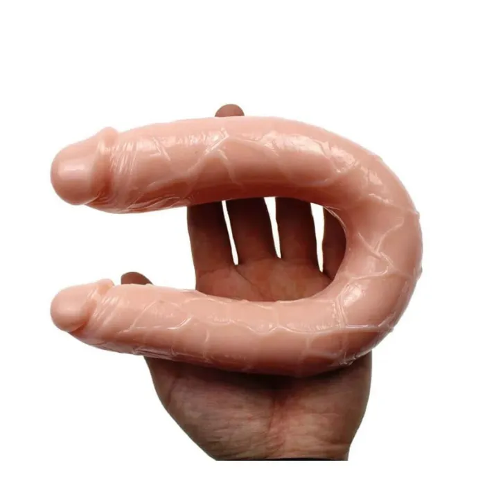   Dildo Consolador Doble Penetración Realista35.5 Cm Piel