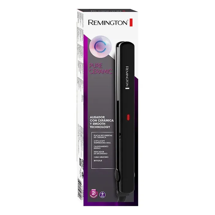 Plancha Alisadora Remington Pure Ceramic Control Frizz / Original 