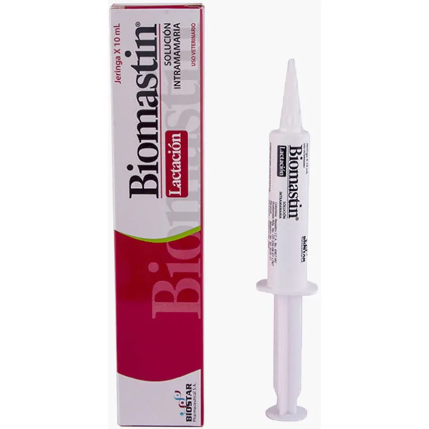 Biomastin Lactacion Solucion Intramamaria Bovinos 10Ml