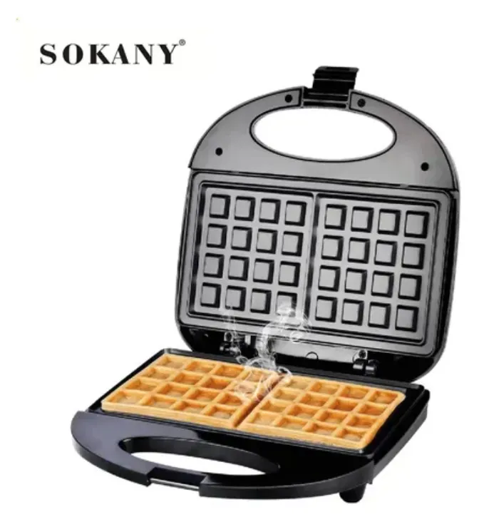 Waflera De 2 Puestos Sokany 750w