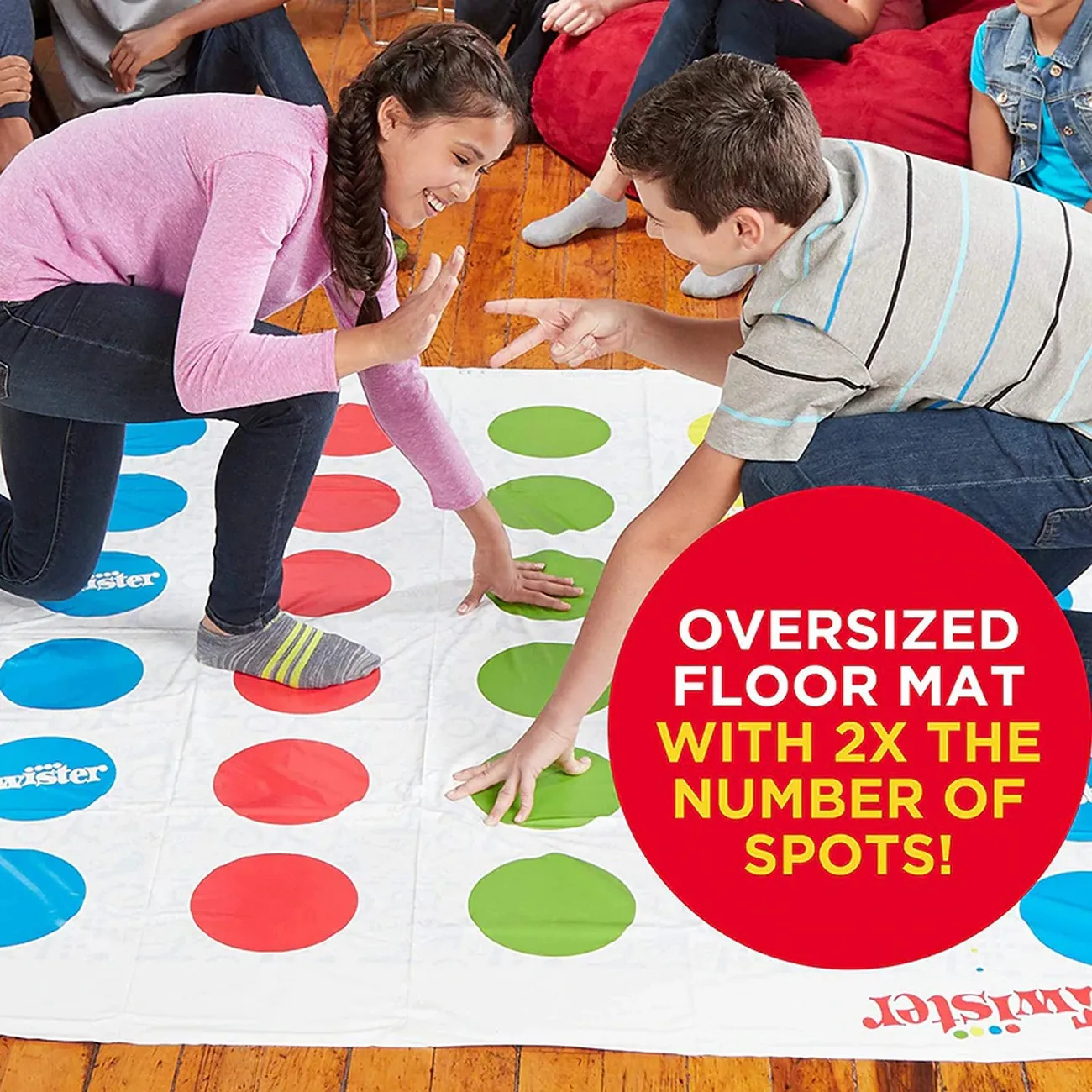 Juego Twister En Familia Tapete Colores Dedos Pies Habilidad