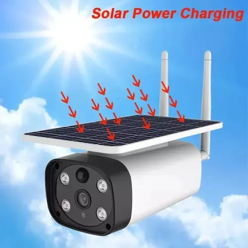 Cámara De Seguridad Ip Panel Solar Exterior Wifi Low Power Cam-Lawpower