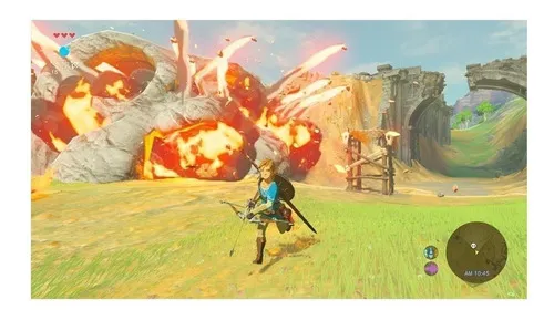 Video Juego The Legend of Zelda: Breath of the Wild Standard Edition Nintendo Wii U Físico