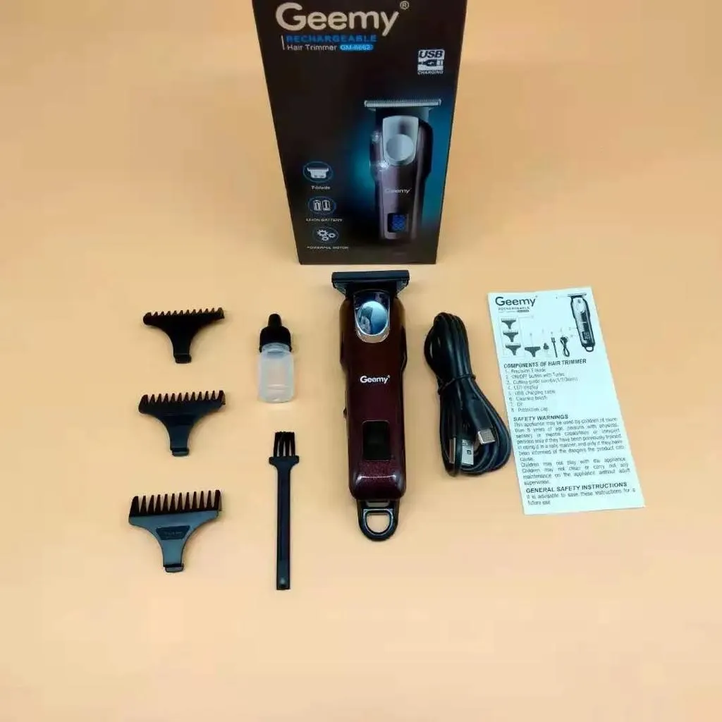 Maquina Para Cabello Y Patillera GEEMY 6662