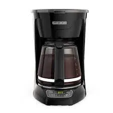 Cafetera Coby 12 Tazas Programable Negra Cm1110B-La