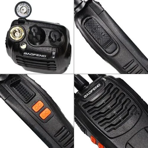 Radio Walkie Talkie Baofeng Bf-888s X2 Bateria 2800mah Pareja