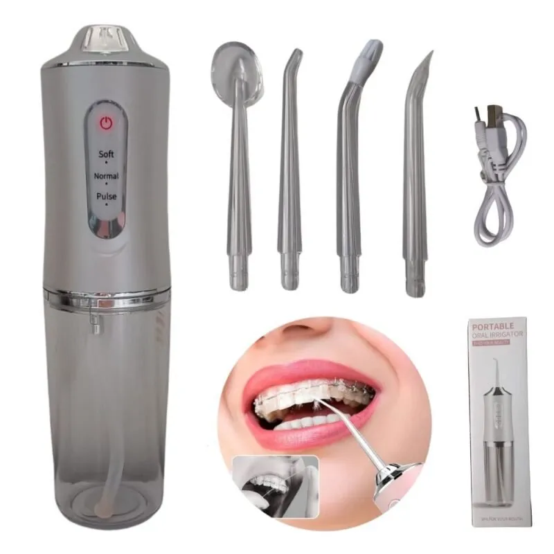 Irrigador Dental Limpieza Oral Recargable A8 Blanco