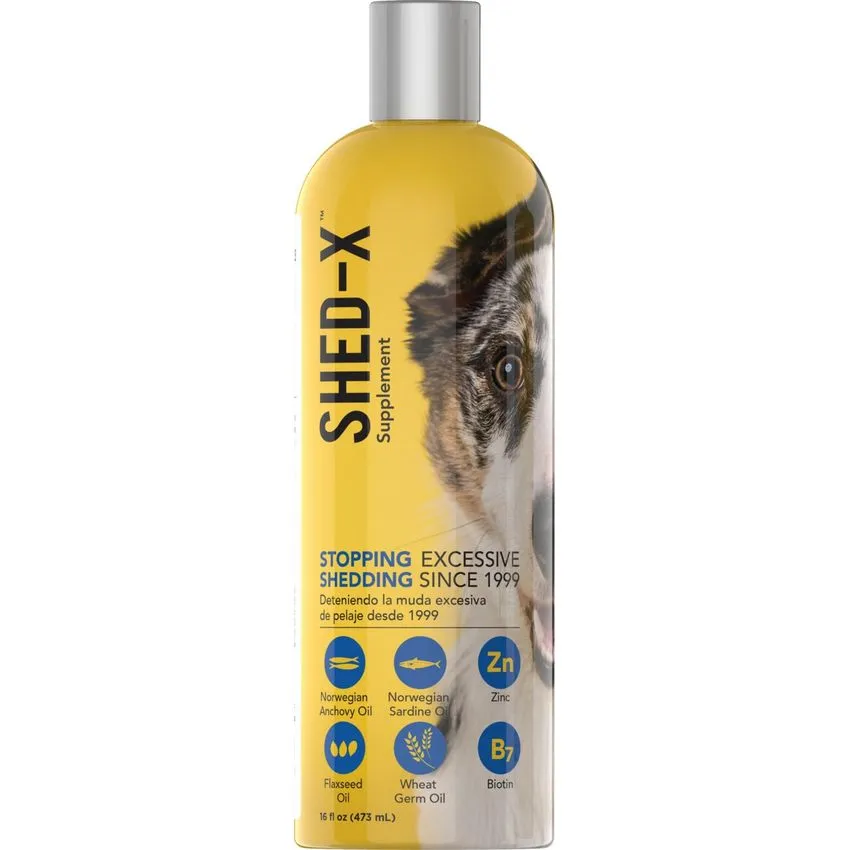 Shed X Dermaplex Perros Suplemento Vitaminico Pelo Piel 16oz