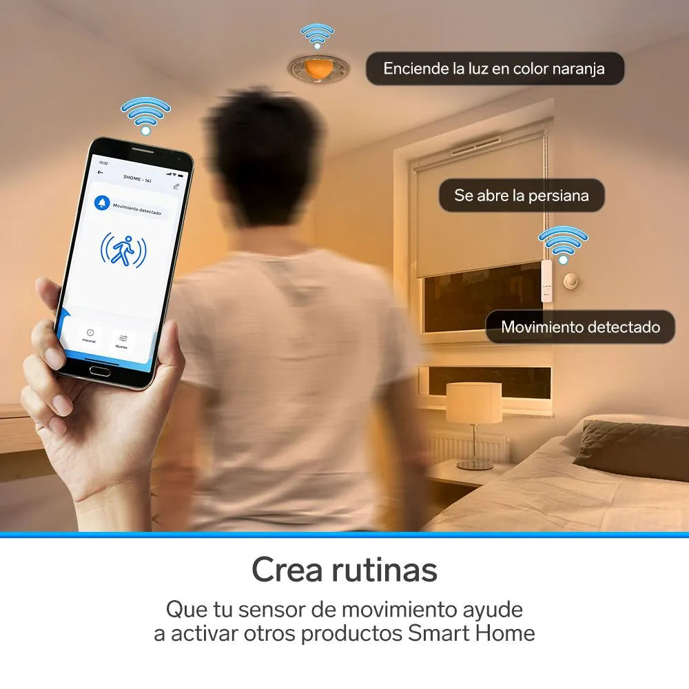 Sensor De Movimiento Wi-Fi 2.4GHz Smarthome Steren