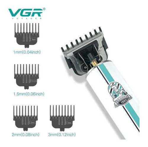 Cortadora De Pelo De Barba Inalámbrica Profesional Vgr V-079