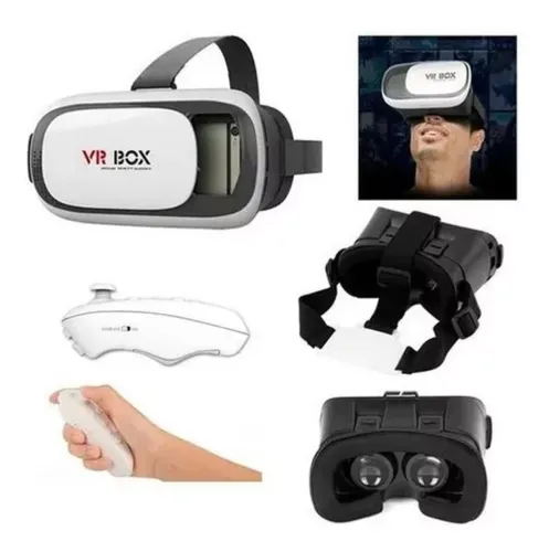 Gafas 3d Realidad Virtual Aumentada Vr Box Control Bluetooth