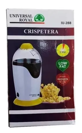 Crispetera Universal Royal Sin Aceite Máquina Palomitas