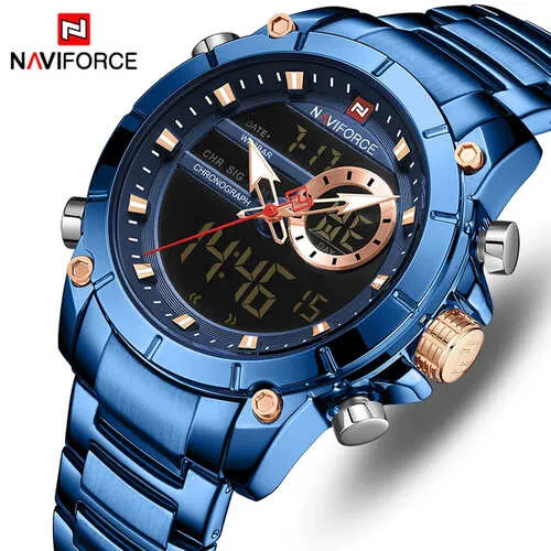 Reloj Naviforce Original NF9163 Azul