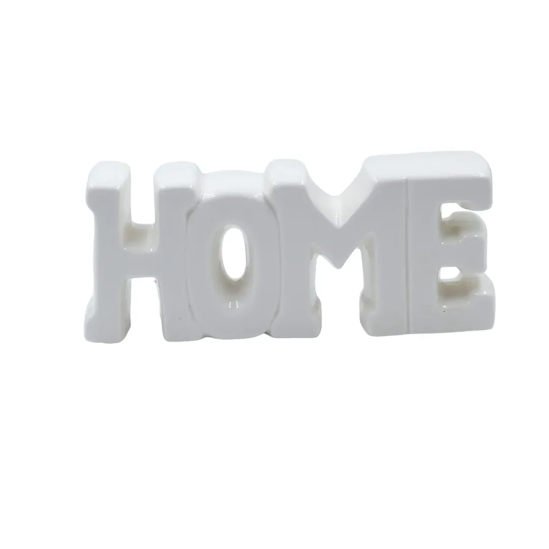 Letrero Decorativo Home En Ceramica