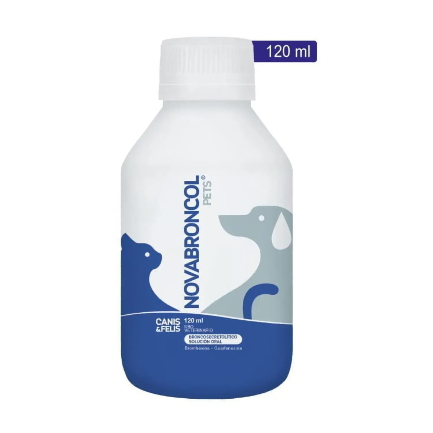 Novabroncol Pets Afecciones Pulmonares 120Ml