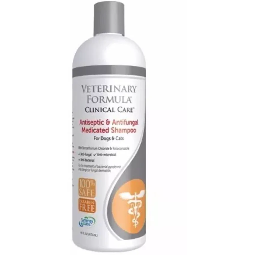 Shampoo Antiséptico Antihongos Perros Gatos 16oz