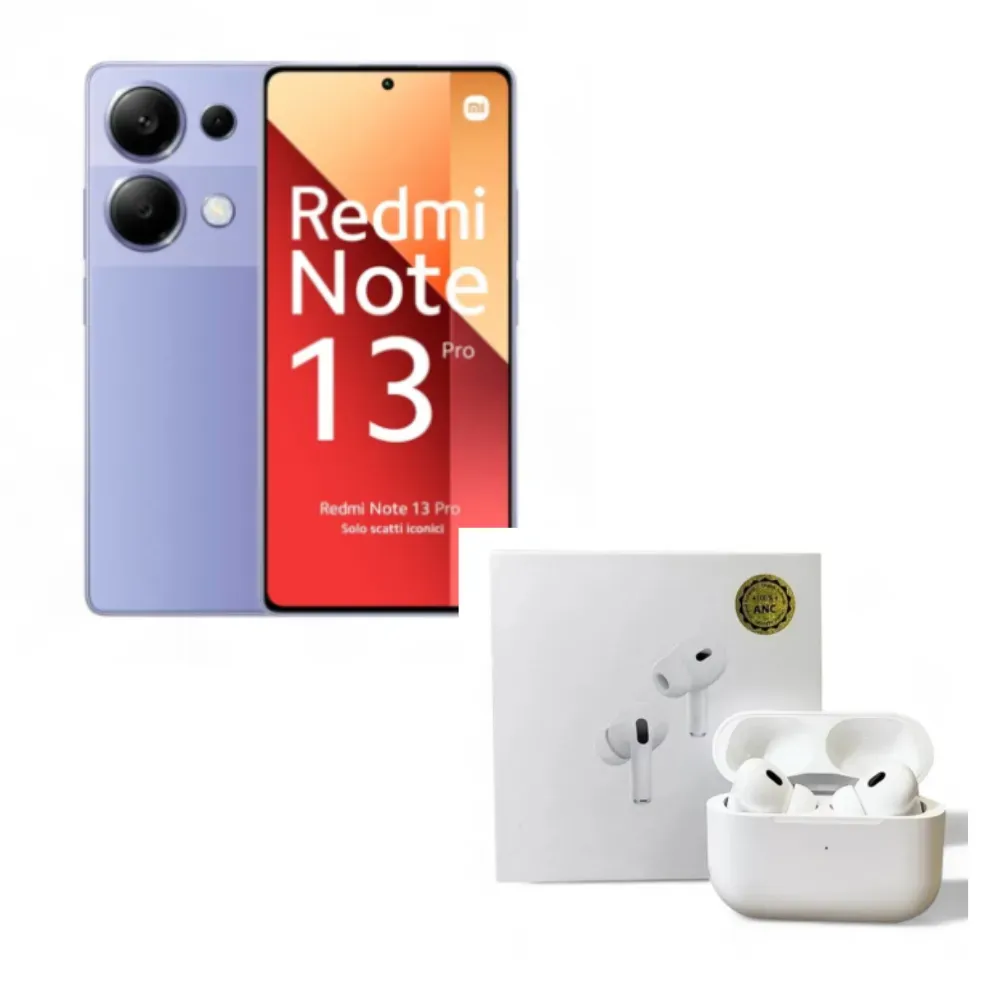 Celular Xiaomi Redmi Note 13 Pro 8GB 256GB Lavender Purple + Obsequio Airpods Pro AAA