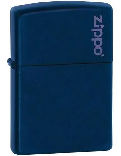 Encendedor Original Zippo Azul Marino Mate Logo Zippo