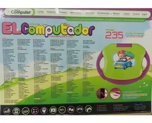 Computador Didáctico Juguete Con 160 Funciones