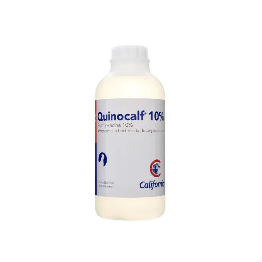 Quinocalf Oral 10 Antibiotico Perros Gatos Gotas 200Ml