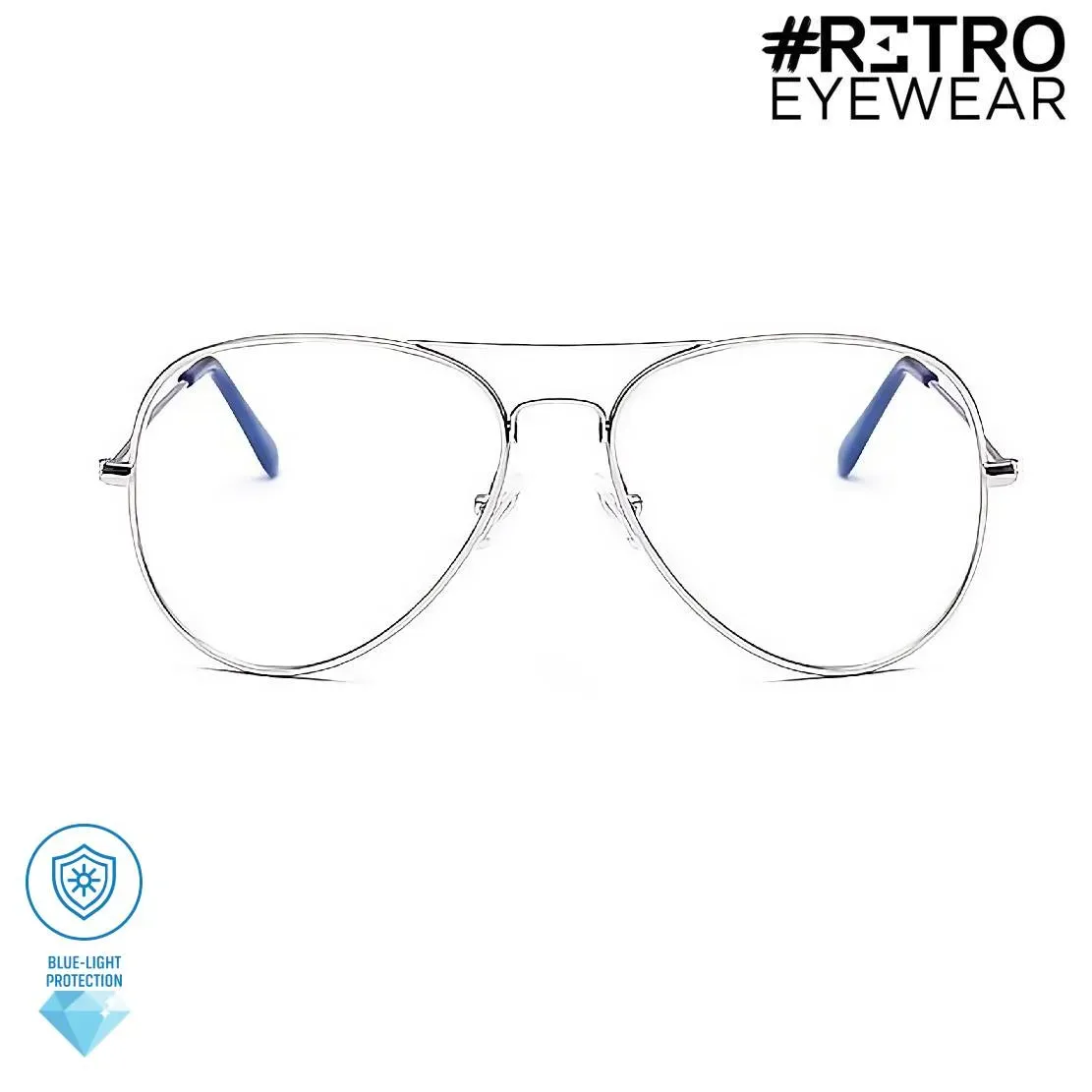 Gafas Óptica Originales Descanso RETRO® Pilot Diamond® HD PC Anti|Blue® Gamers