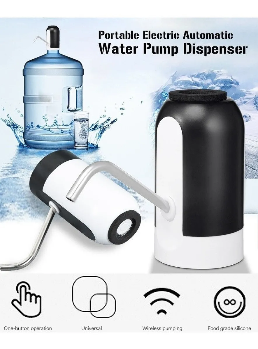 Dispensador De Agua Electrico Recargable Usb Bomba Universal