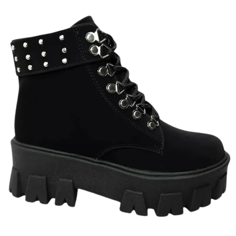 Botas De Mujer Con Cordones Alba Lupe