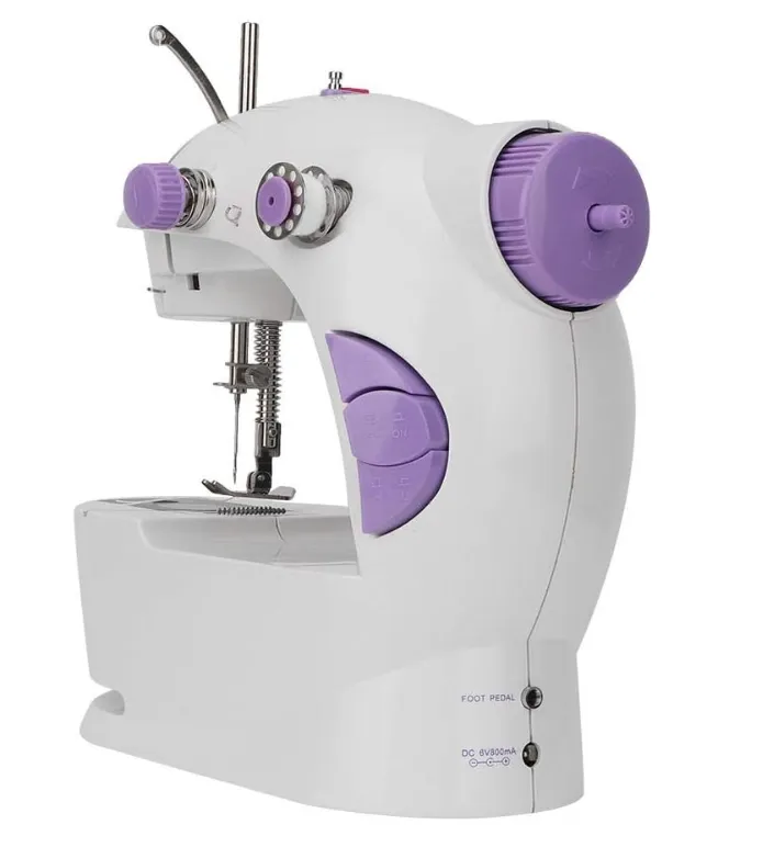 Máquina Coser Portatil Mini Luz Led Sewing Machine Sm-201a