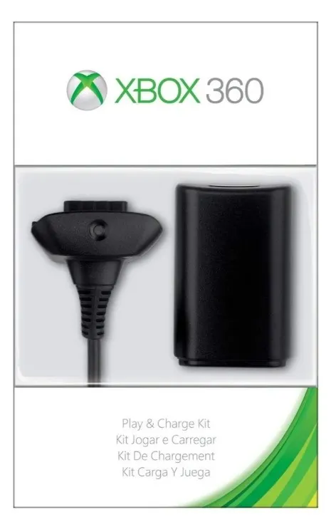 Kit Carga y Juega de XBOX 360