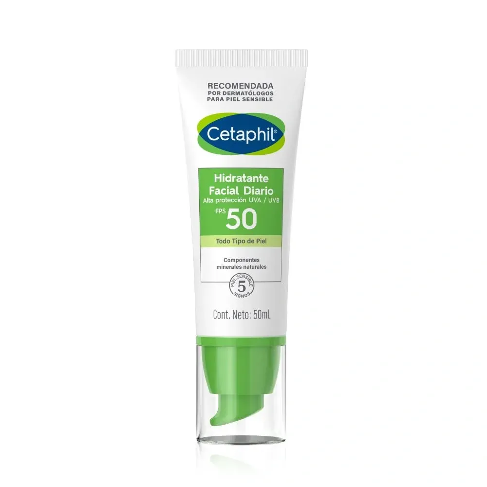 Cetaphil Loción Hidratante Facial Diario con FPS 50