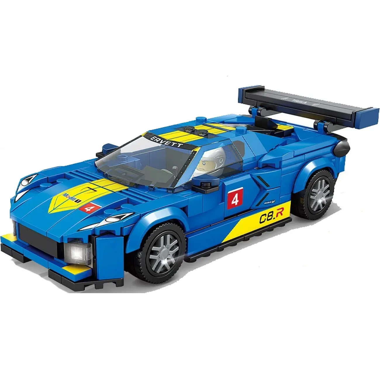 Juguete Armable Carro Carrera Armatodo Construcción 322 Pcs