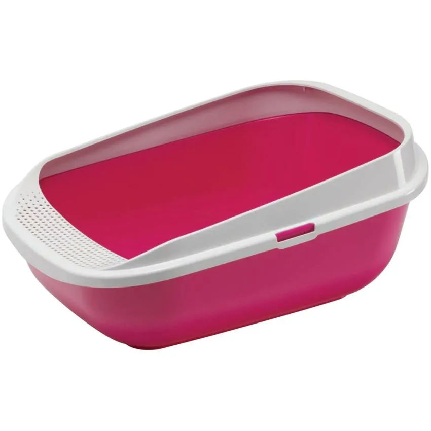 Arenero Sanitario Gatos Moderna Comfy Step Fucsia C289