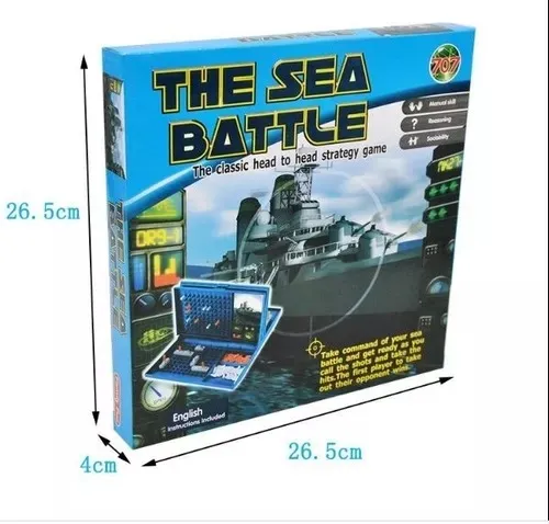 Juego Mesa Batalla Naval Didáctico Pequeño Battleship