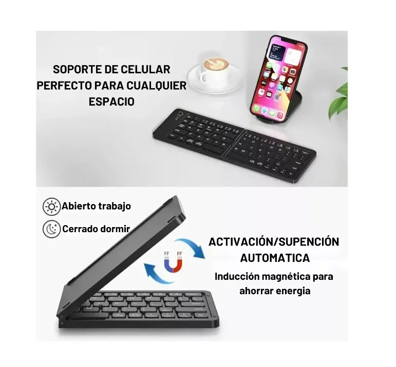 Teclado Plegable Inalambrico Bluetooth Mini Windows