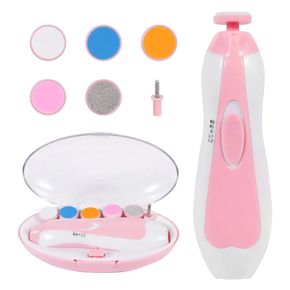 Lima Pulidor Calidad Uñas Electrica Para Bebes Color Rosa