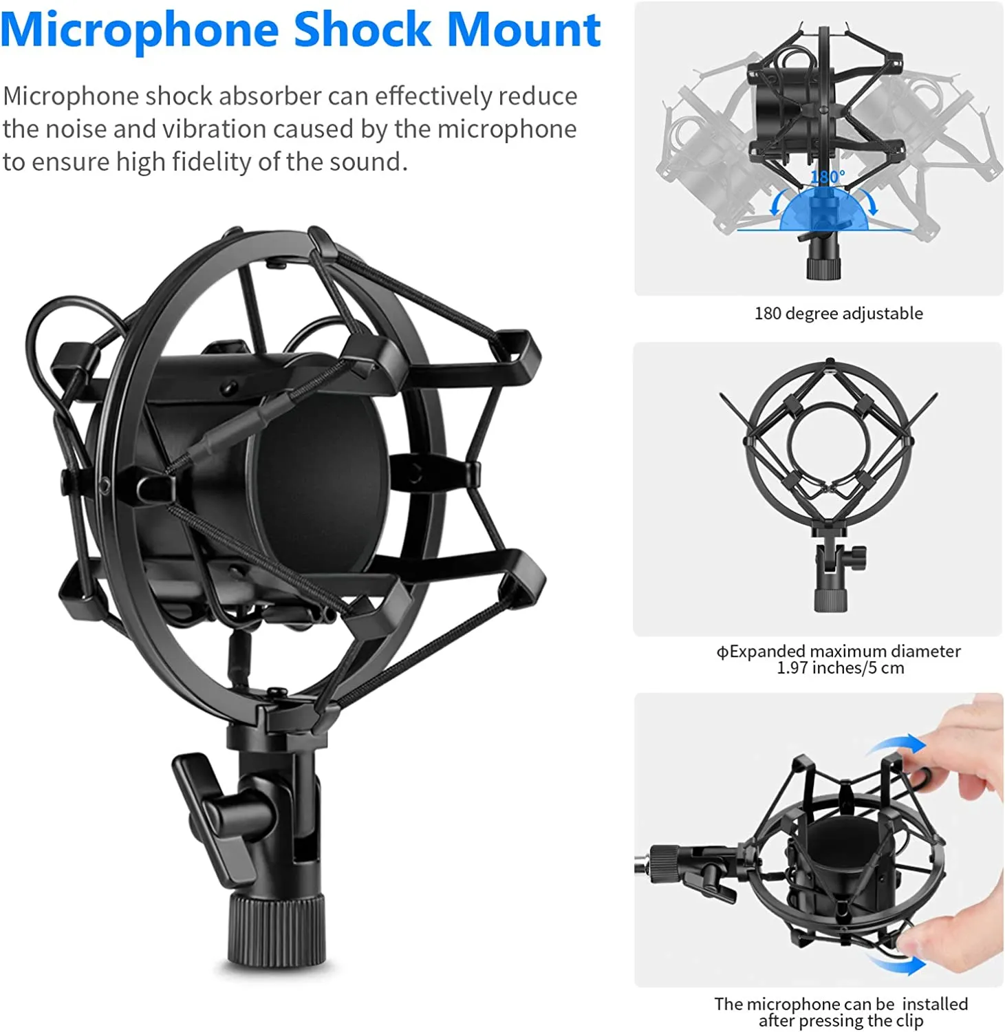 Micrófono Usb Nw 8000 Negro