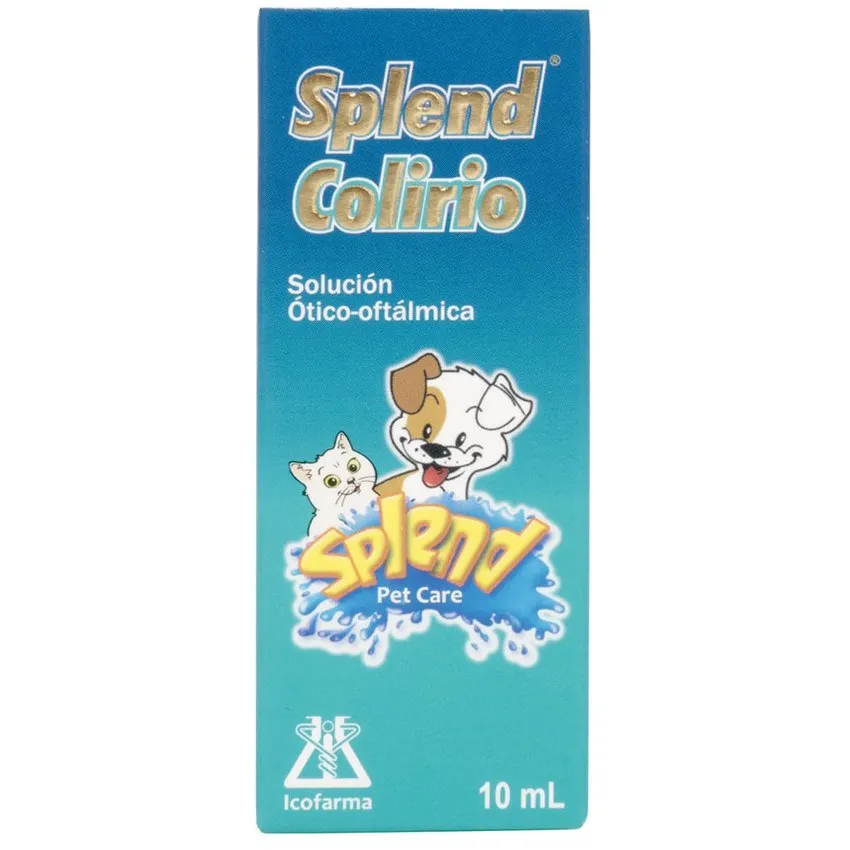 Splend Colirio Solucion Oidos Ojos Perros Gatos 10Ml