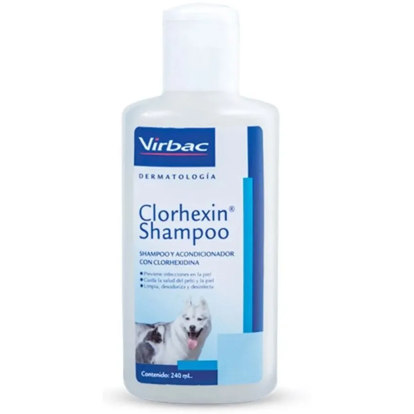 Clorhexin Shampoo Limpia Desinfecta Desodoriza 240Ml