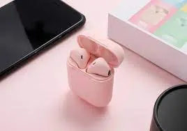 Audífonos Auriculares Bluetooth Tipo Airpods Rosado