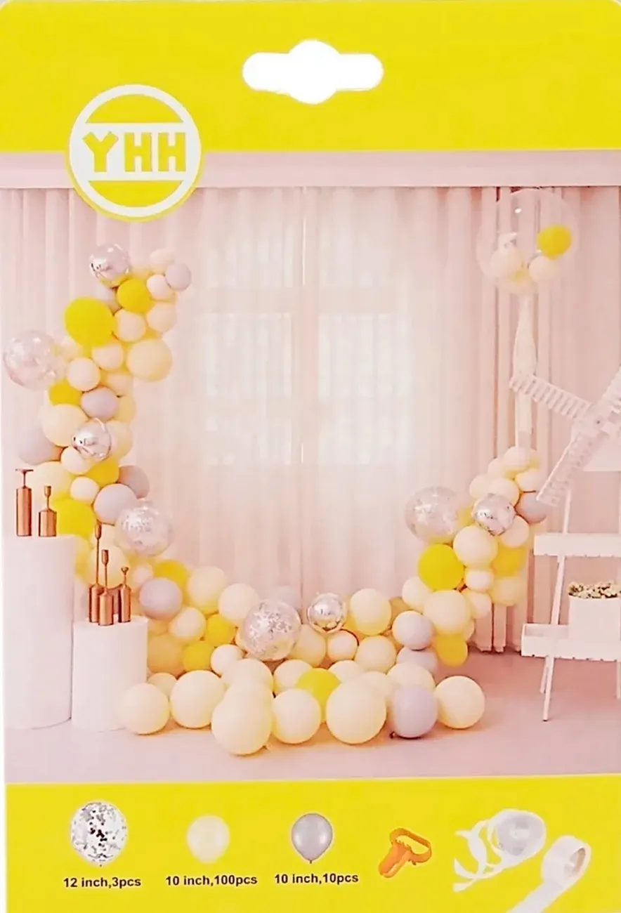 Arco Bombas Globos Bouquet Decoración Fiesta Guirnalda Set